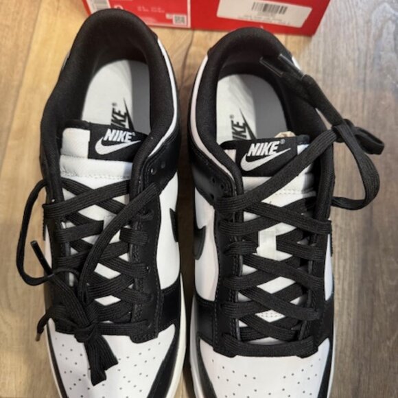 NEW WITH BOX - DD1391-100 Nike Dunk Low Retro Panda White Black (Men\'s) Size 9